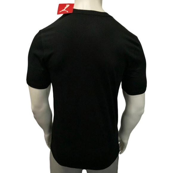 NWT PUMA MSRP $42.99 BIG CAT LOGO MEN'S BLACK CREW NECK SHORT SLEEVE T-SHIRT - Picture 4 of 5